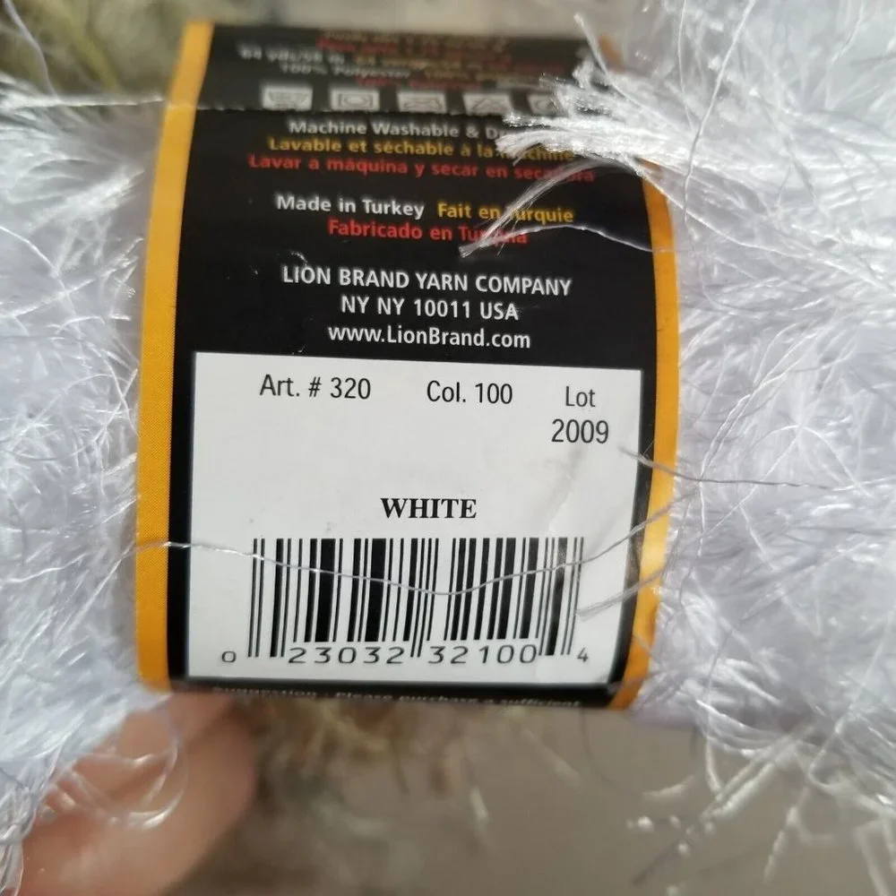 Lion Brand Fun Fur Fancy Fur Various Colors 7 Skeins Lavender Glacier Sandstone